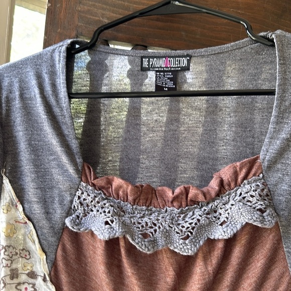 Belted Tunic Sweater Mini Dress Size Medium Free Shipping - Picture 7 of 9